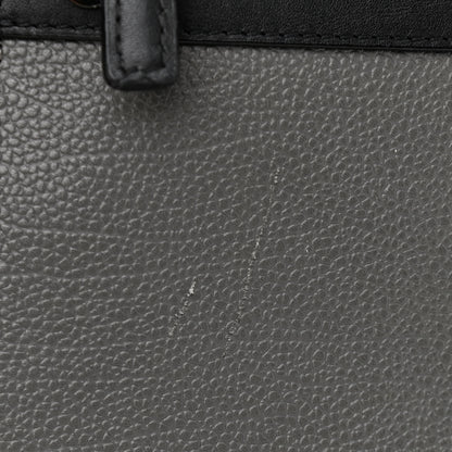 MCM Calfskin Messenger Bag Charcoal 15 of 16