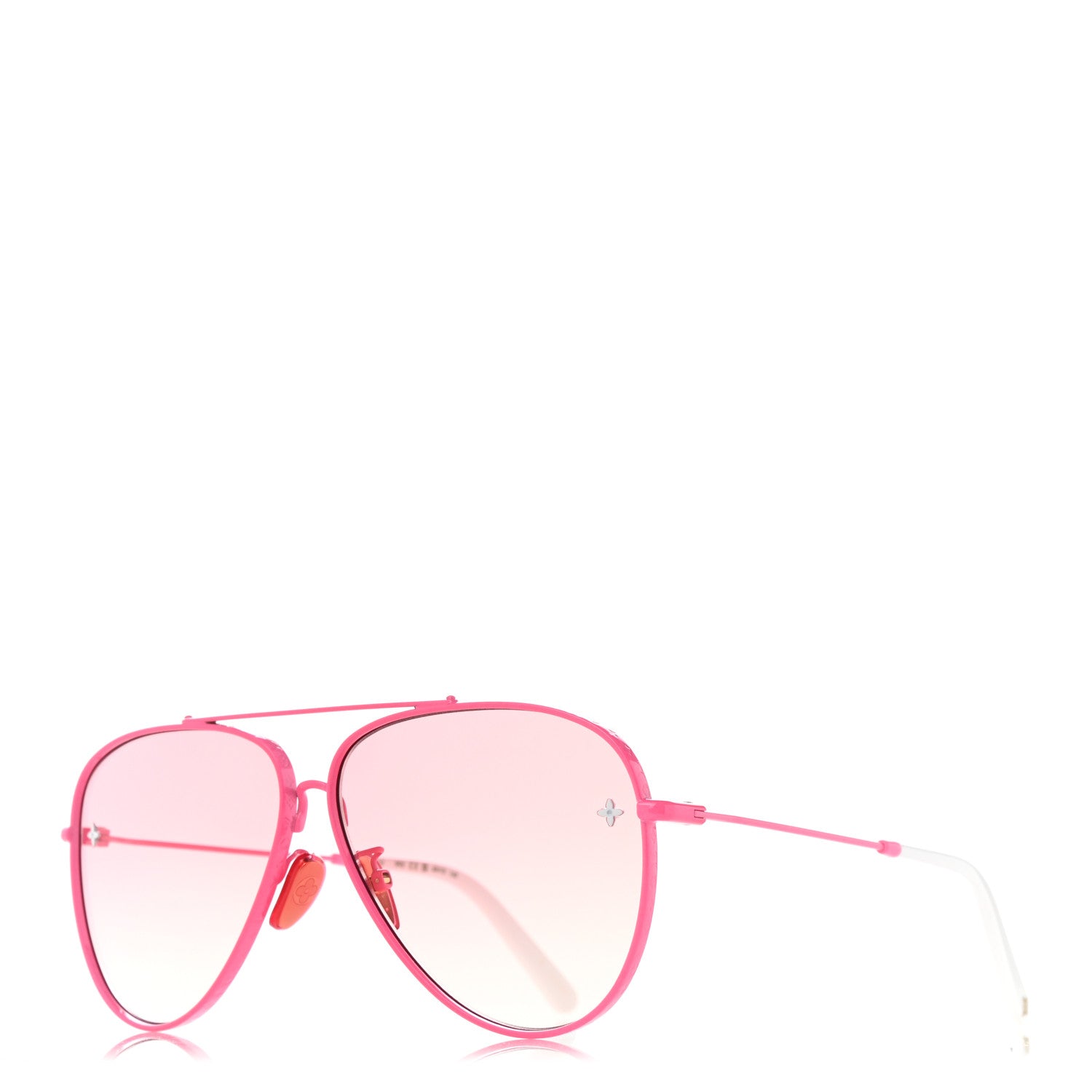 Louis Vuitton LV Aviator Sunglasses Z1731U Pink 1 of 8