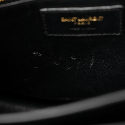 Saint Laurent Smooth Calfskin Monogram Cassandra Clasp Bag Black 11 of 16
