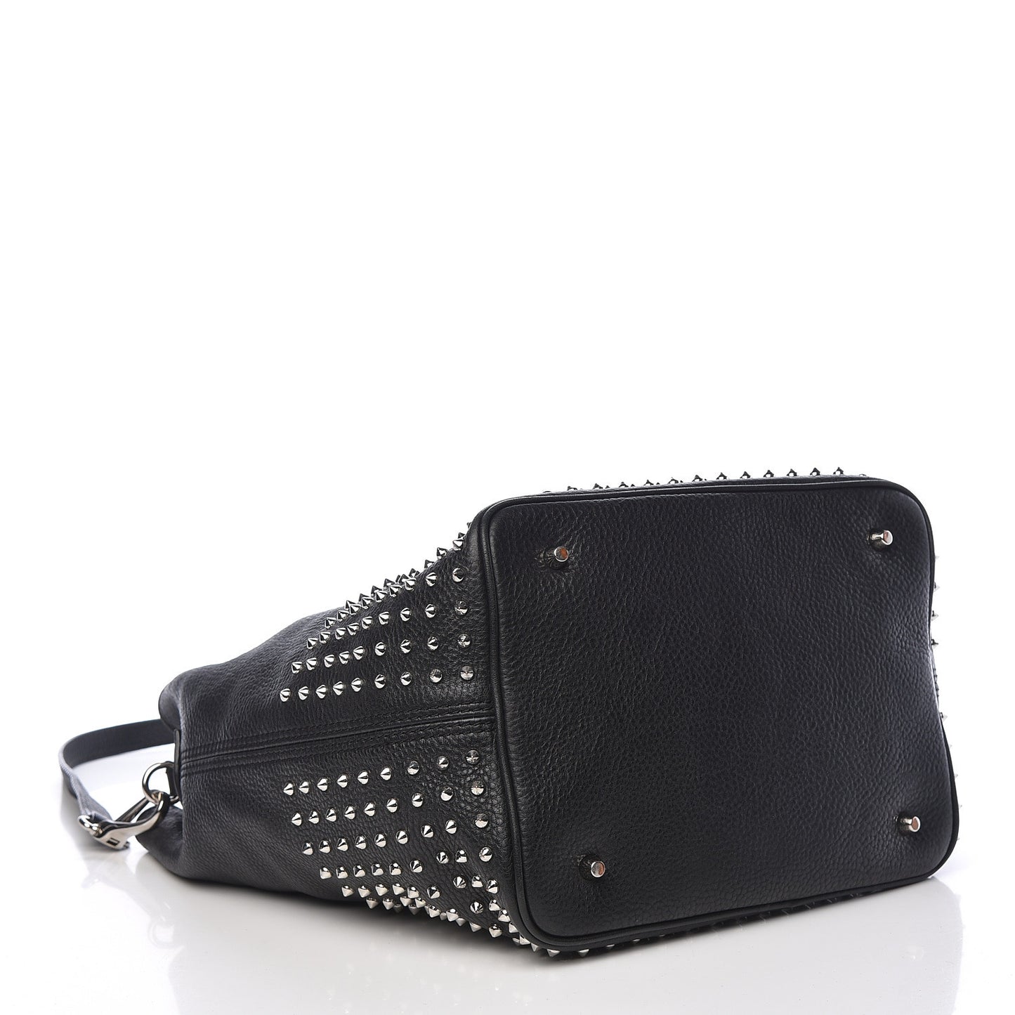 Calfskin Studded Medium Susanna Hobo Black