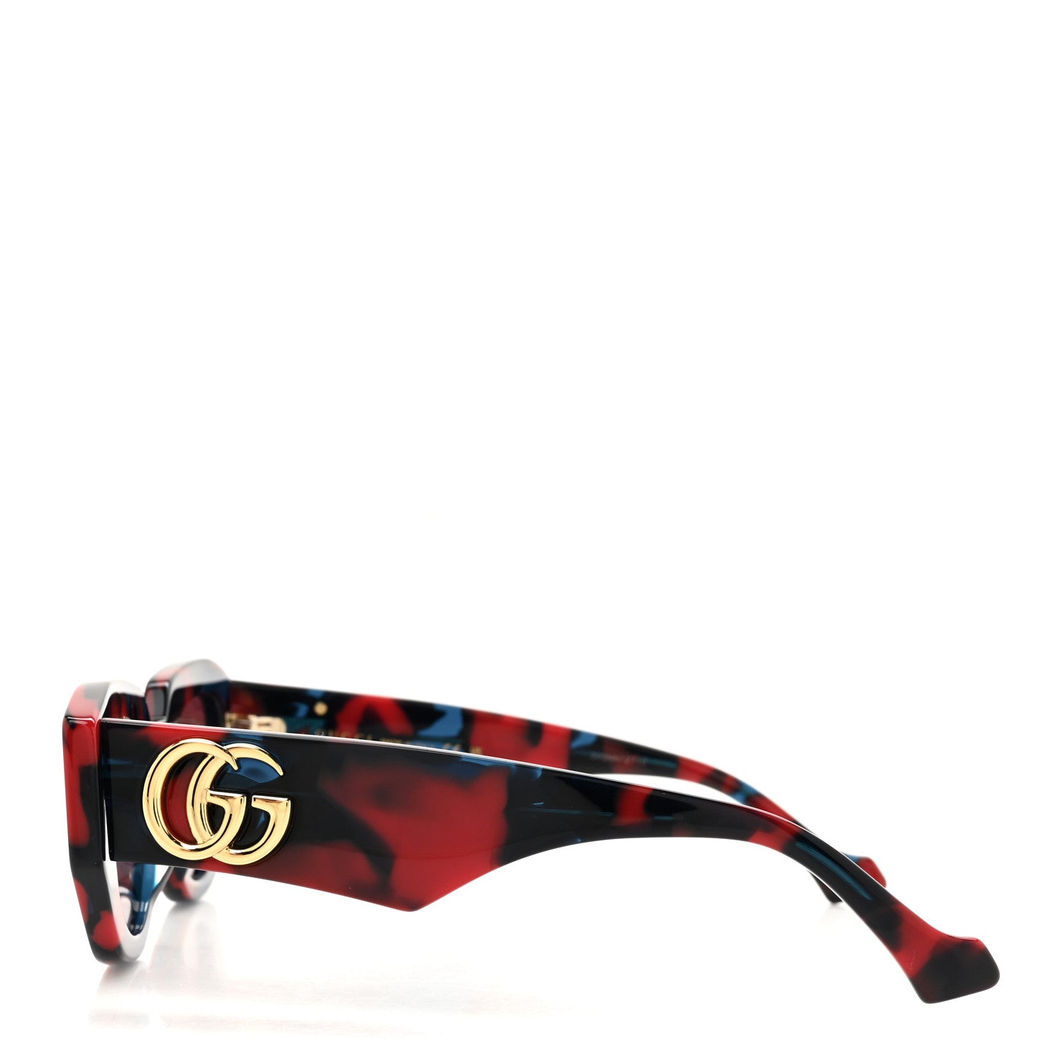 Gucci Acetate Cat Eye Sunglasses GG1421S Red Tortoiseshell 6 of 16