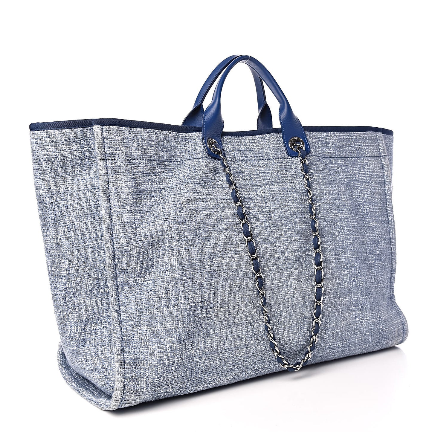 Canvas Extra Large Deauville Tote Blue