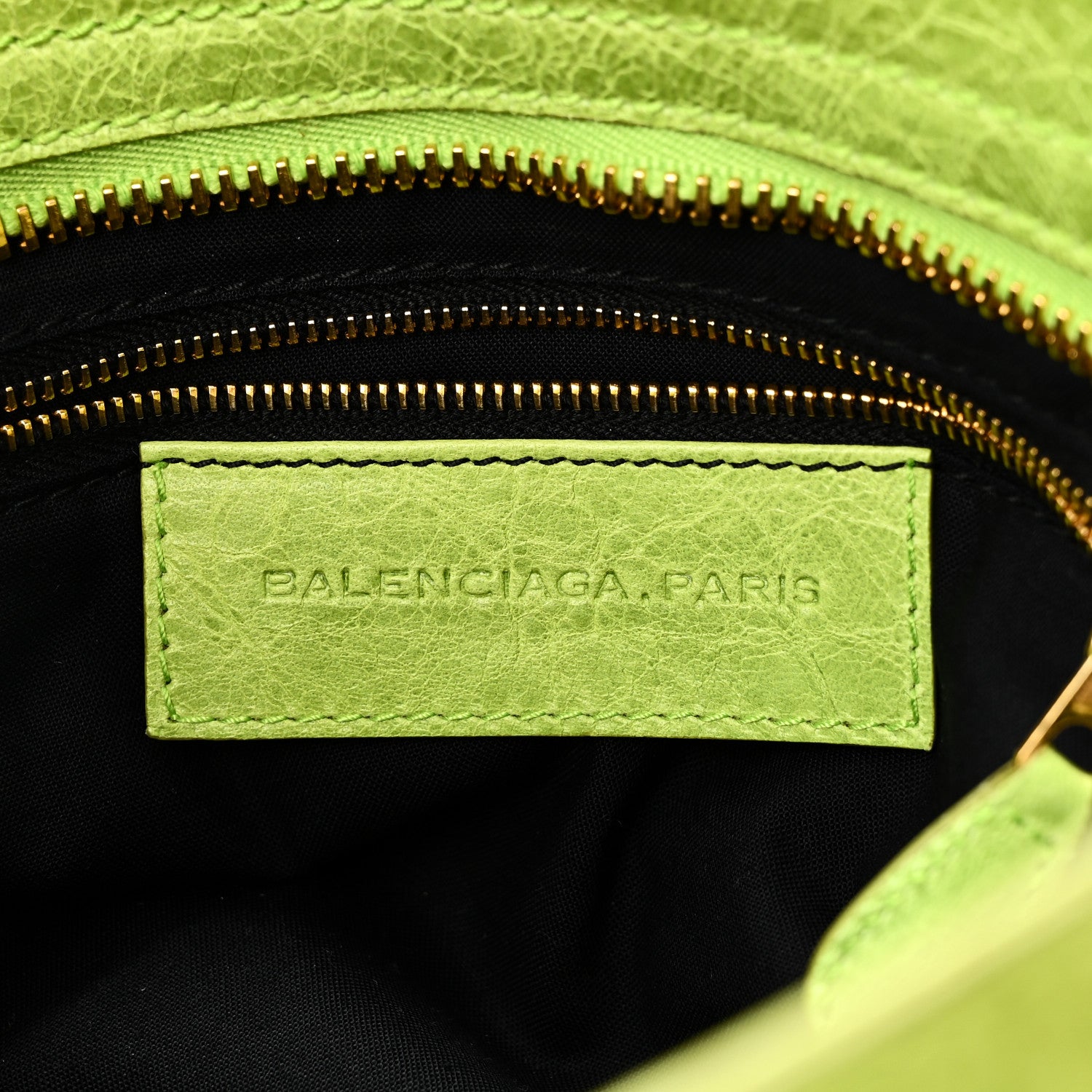 Balenciaga Agneau Giant 21 Gold Hardware City Lime Green 7 of 13