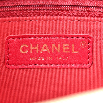 Chanel Lambskin Quilted Pearl Clutch Black 6 of 8