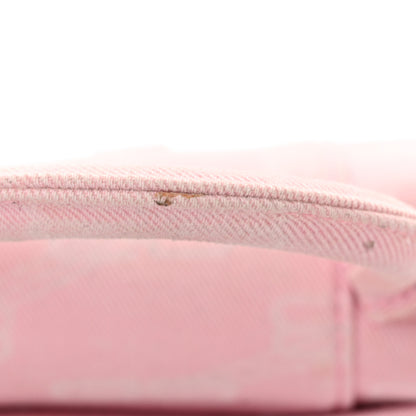 Balenciaga Washed Denim BB Monogram Hourglass Top Handle Bag XS Pink 13 of 13