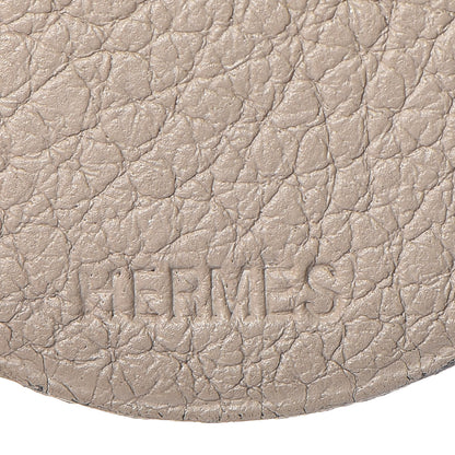 Hermes Togo Hippo Bag Charm Gris Tourterelle 3 of 3