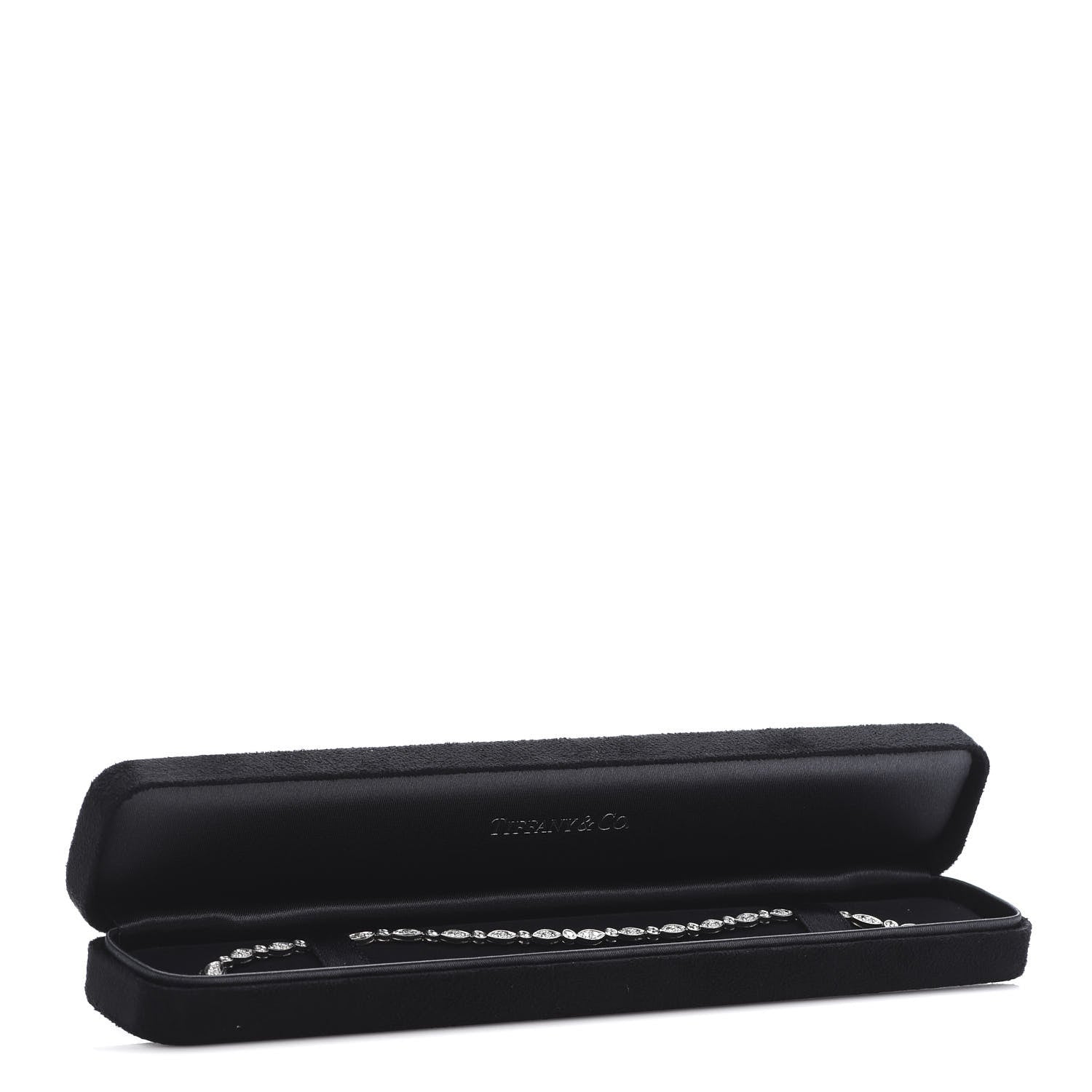 Tiffany Platinum Diamond Jazz Tennis Bracelet 5 of 5
