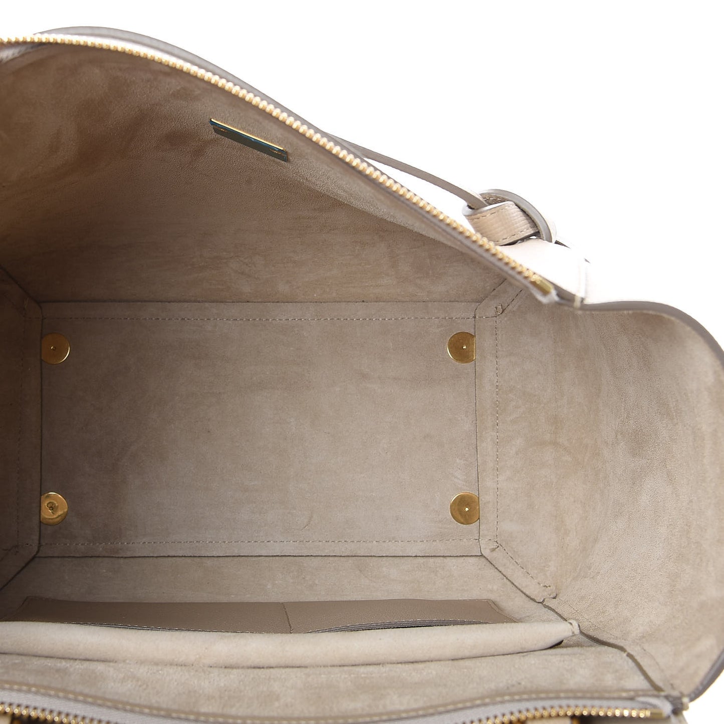 Grained Calfskin Mini Belt Bag Light Taupe