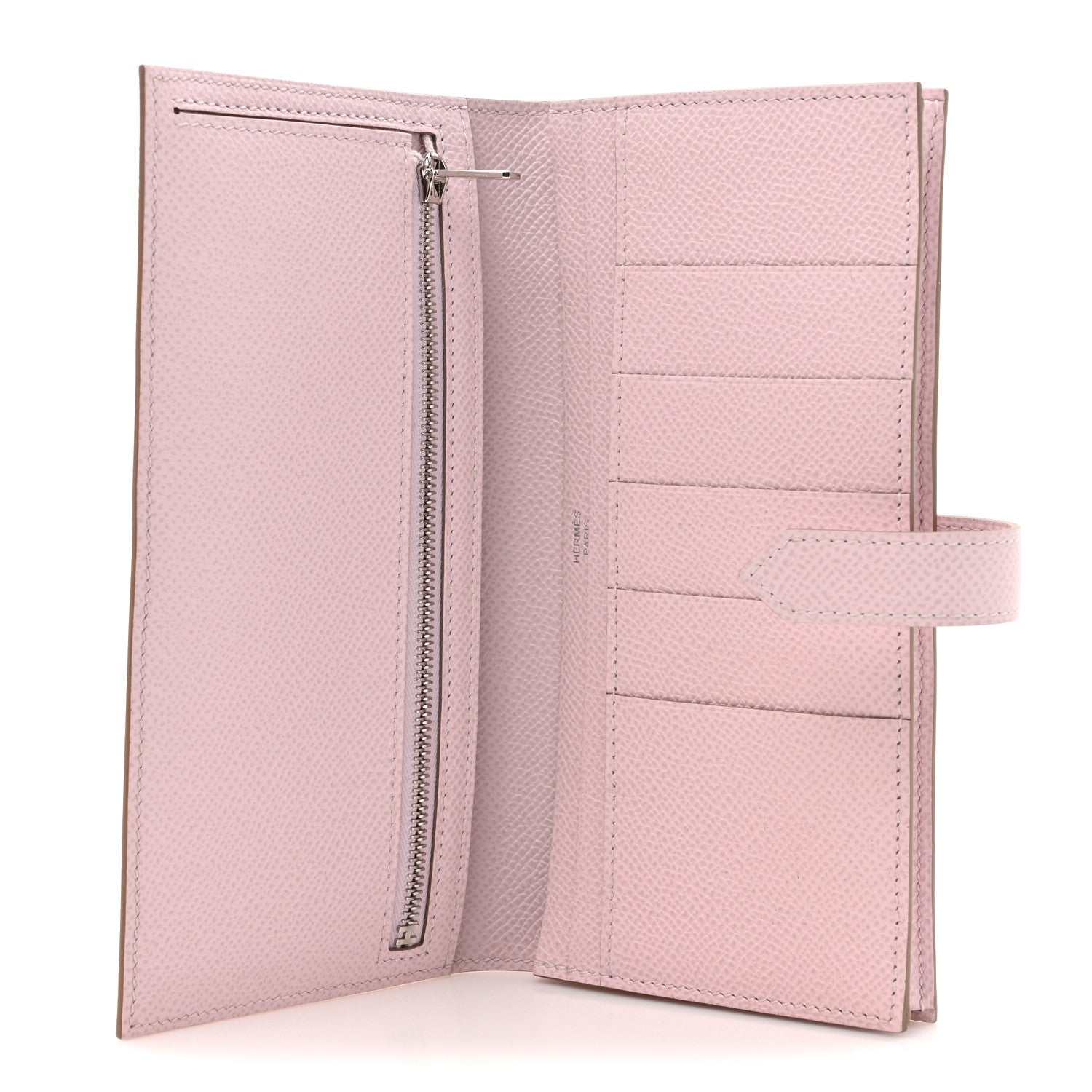 Hermes Epsom Bearn Gusset Wallet Mauve Pale 5 of 9