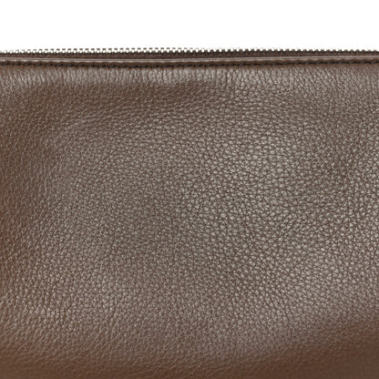 The Row Grained Calfskin 90's Bag Tawny Brown 7 of 9