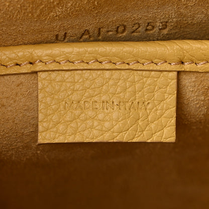 Celine Drummed Calfskin Nano Luggage Pollen 7 of 11