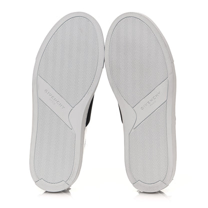Givenchy Calfskin Band Logo Womens Urban Street Sneakers 37.5 Silvery 5 of 11