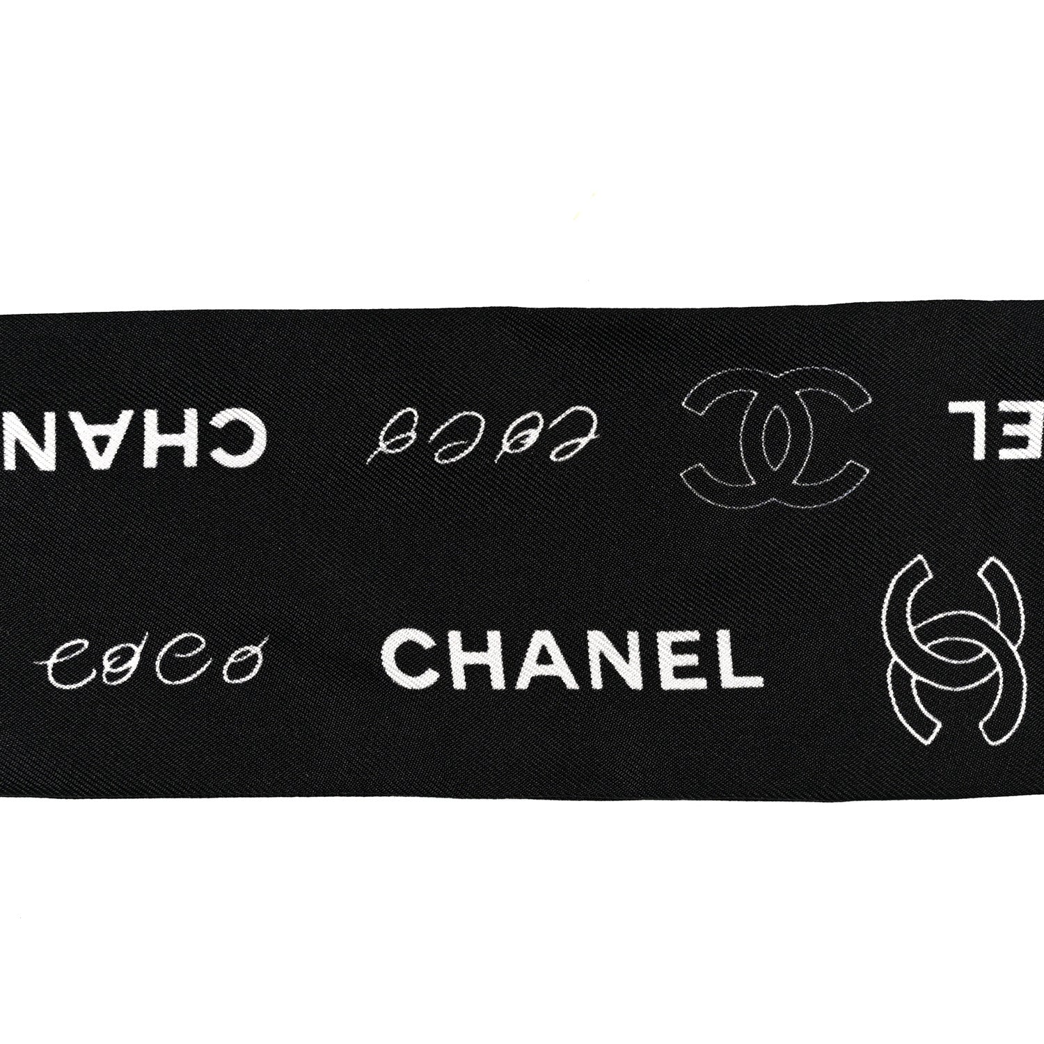 Chanel Silk CC Slim Bandeau Black Gold 4 of 4