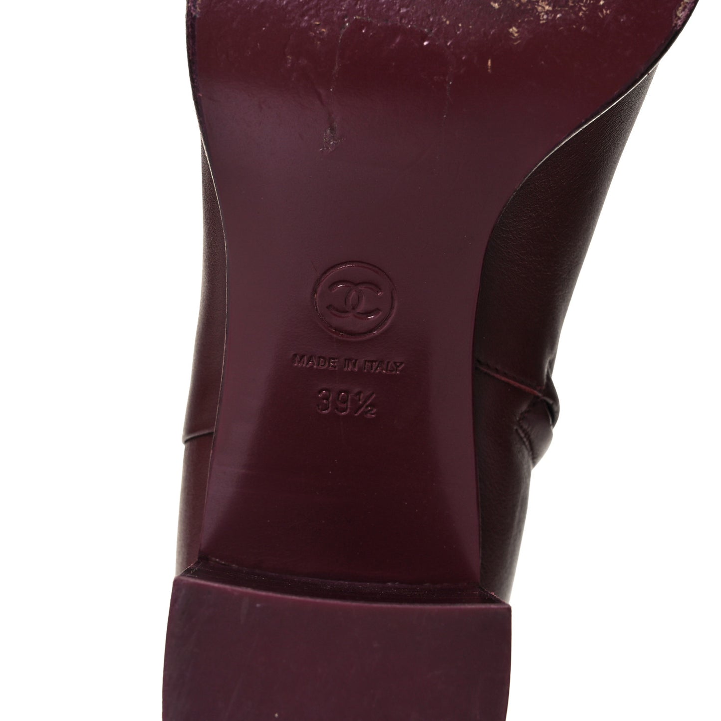 CC Ankle Boots 39.5 Burgundy