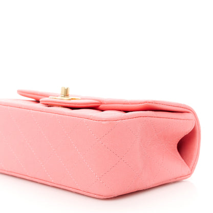 Chanel Caviar Quilted Mini Top Handle Rectangular Flap Pink 11 of 12