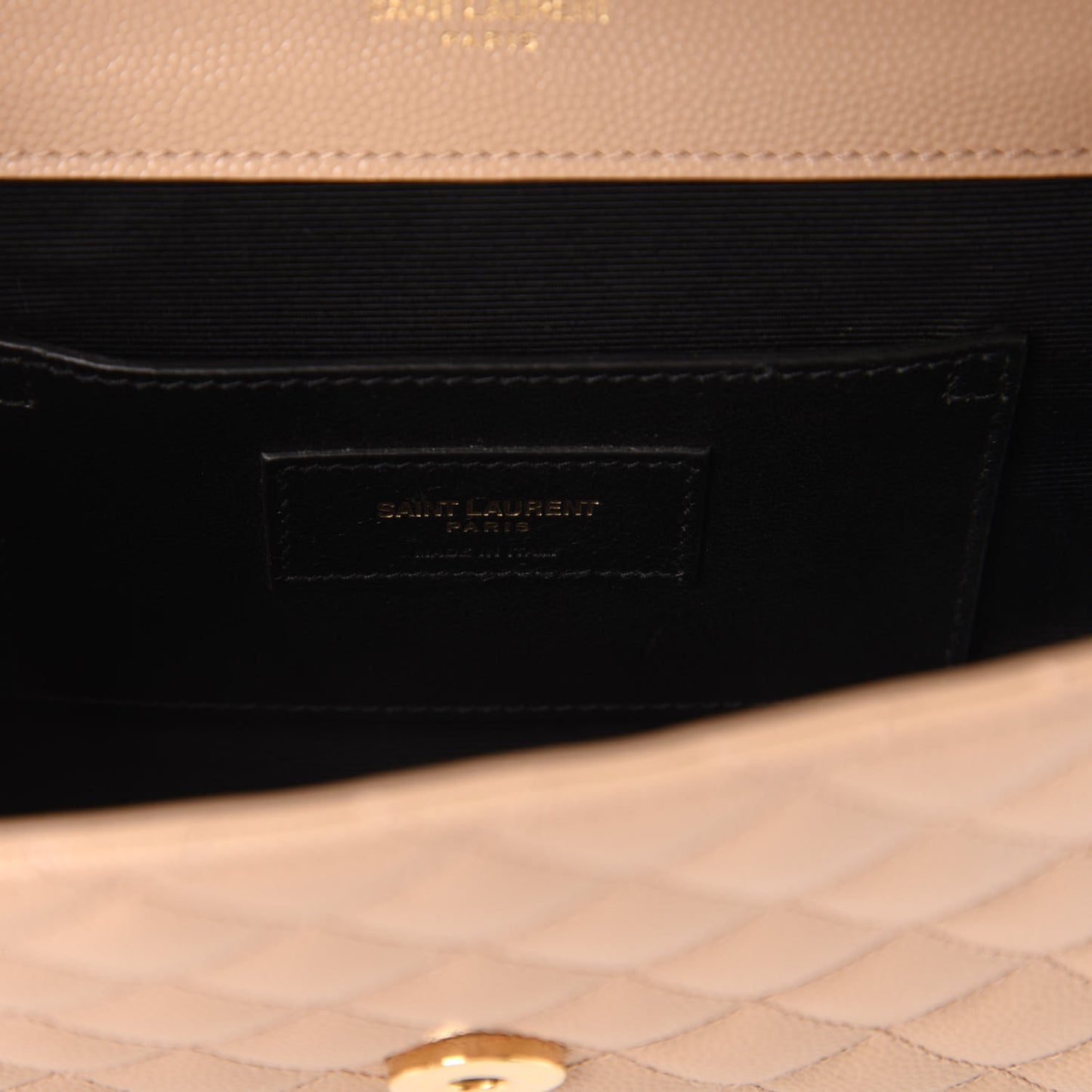 Grain De Poudre Textured Mixed Matelasse Triquilt Small Monogram Satchel Cork