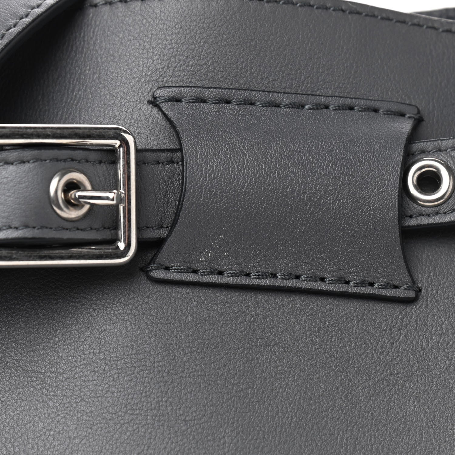 Celine Smooth Calfskin Long Strap Big Bucket Bag Grey 9 of 9