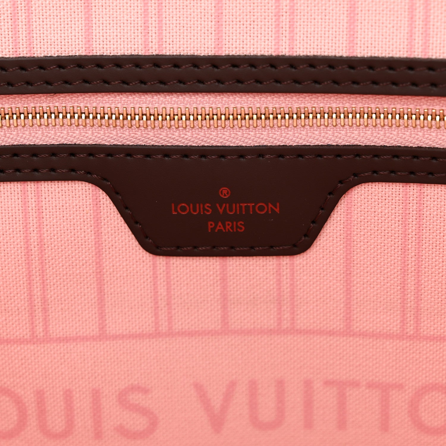 Louis Vuitton Damier Ebene Neo Neverfull MM Rose Ballerine 7 of 12