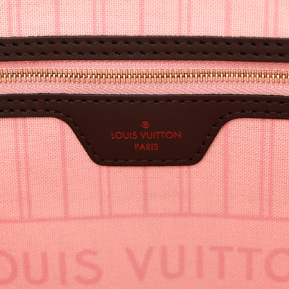 Louis Vuitton Damier Ebene Neo Neverfull MM Rose Ballerine 7 of 12