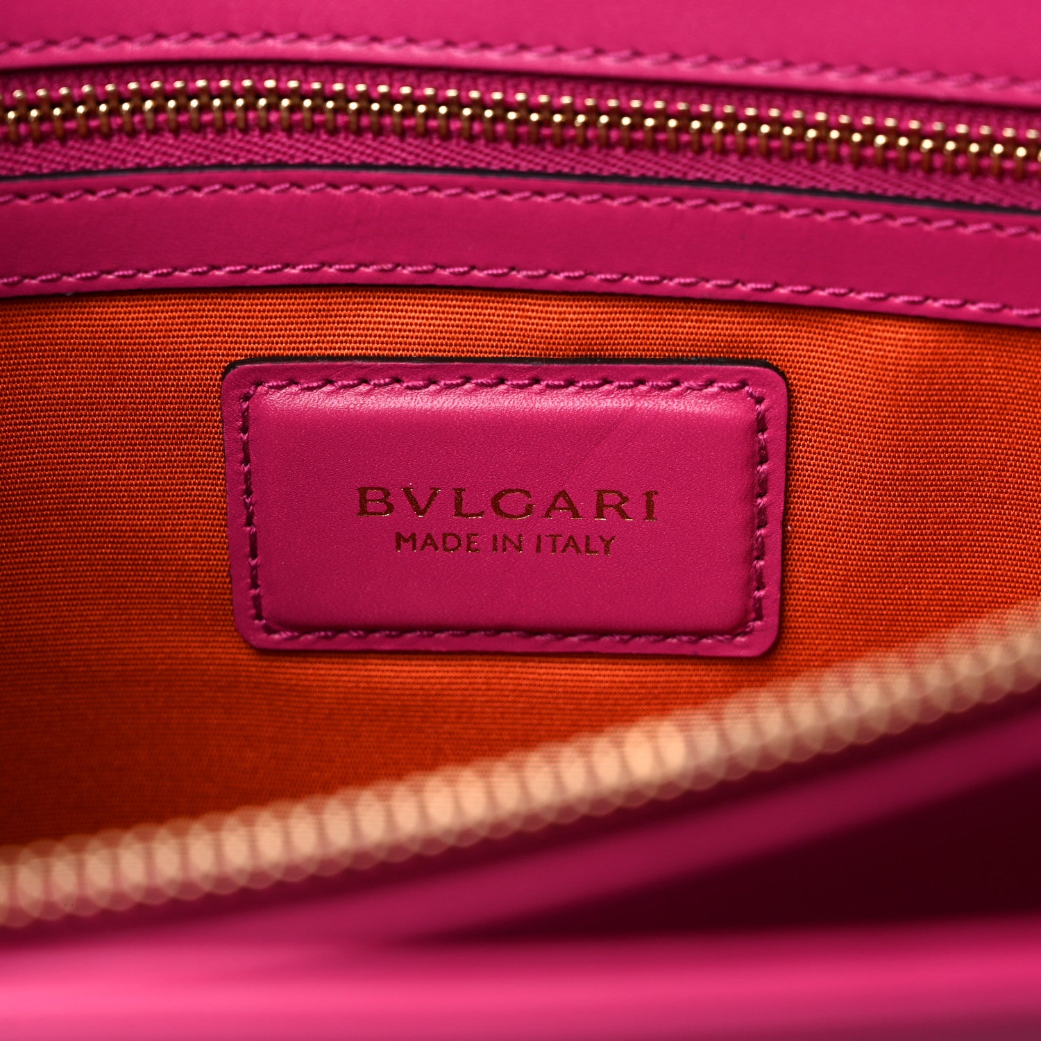 Bulgari Calfskin Serpenti Forever Shoulder Bag Pink 6 of 8