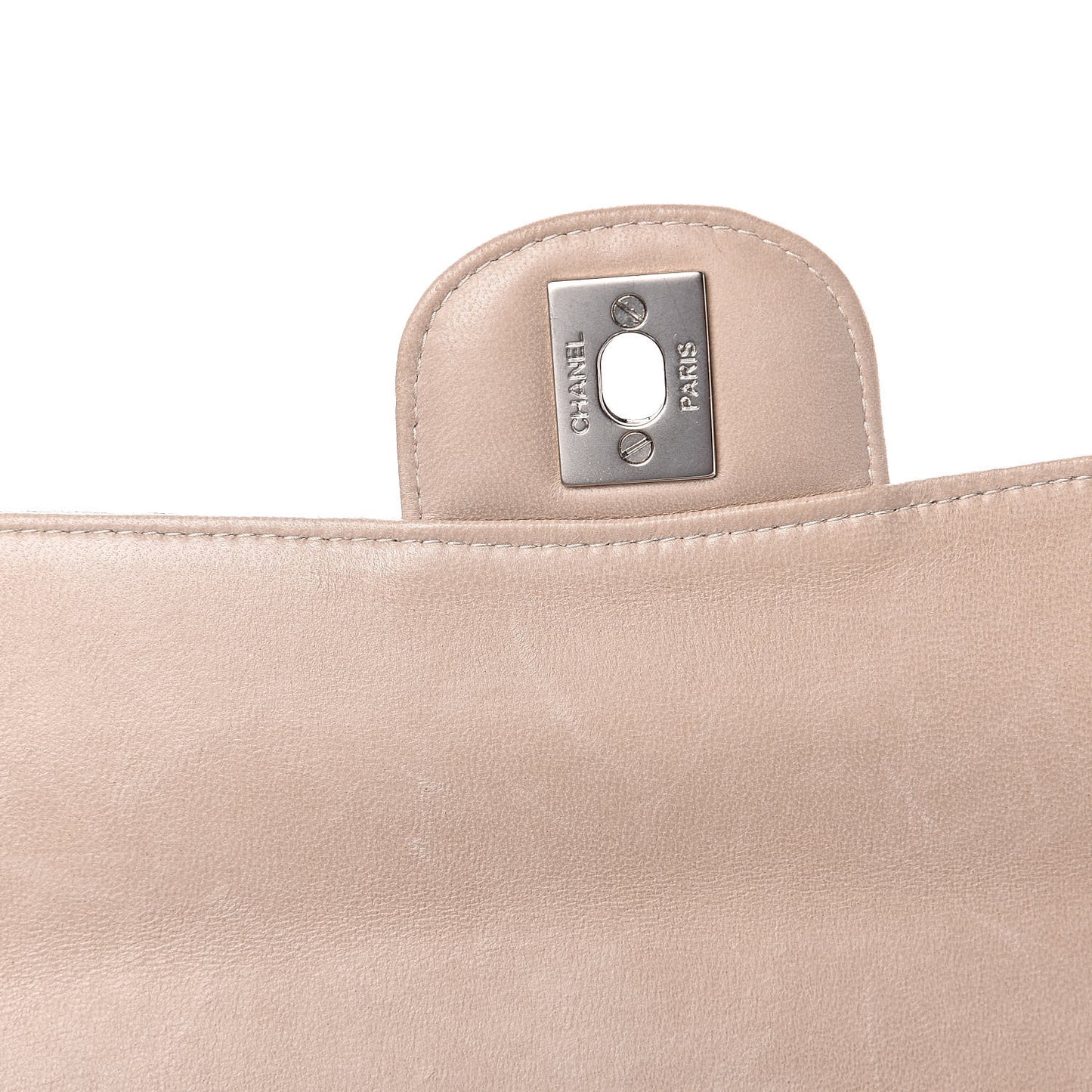 Nylon Medium Travel Flap Light Beige