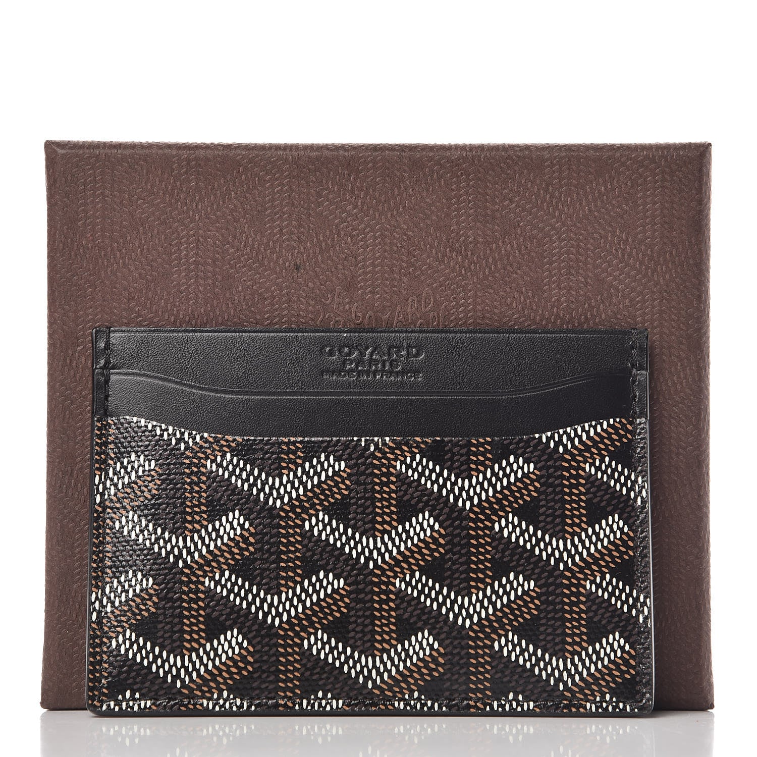 Goyard Goyardine Saint Sulpice Card Holder Black 7 of 7
