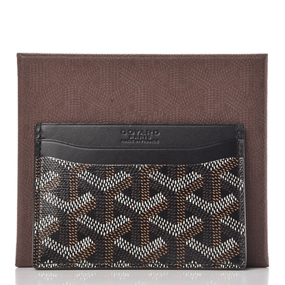 Goyard Goyardine Saint Sulpice Card Holder Black 7 of 7