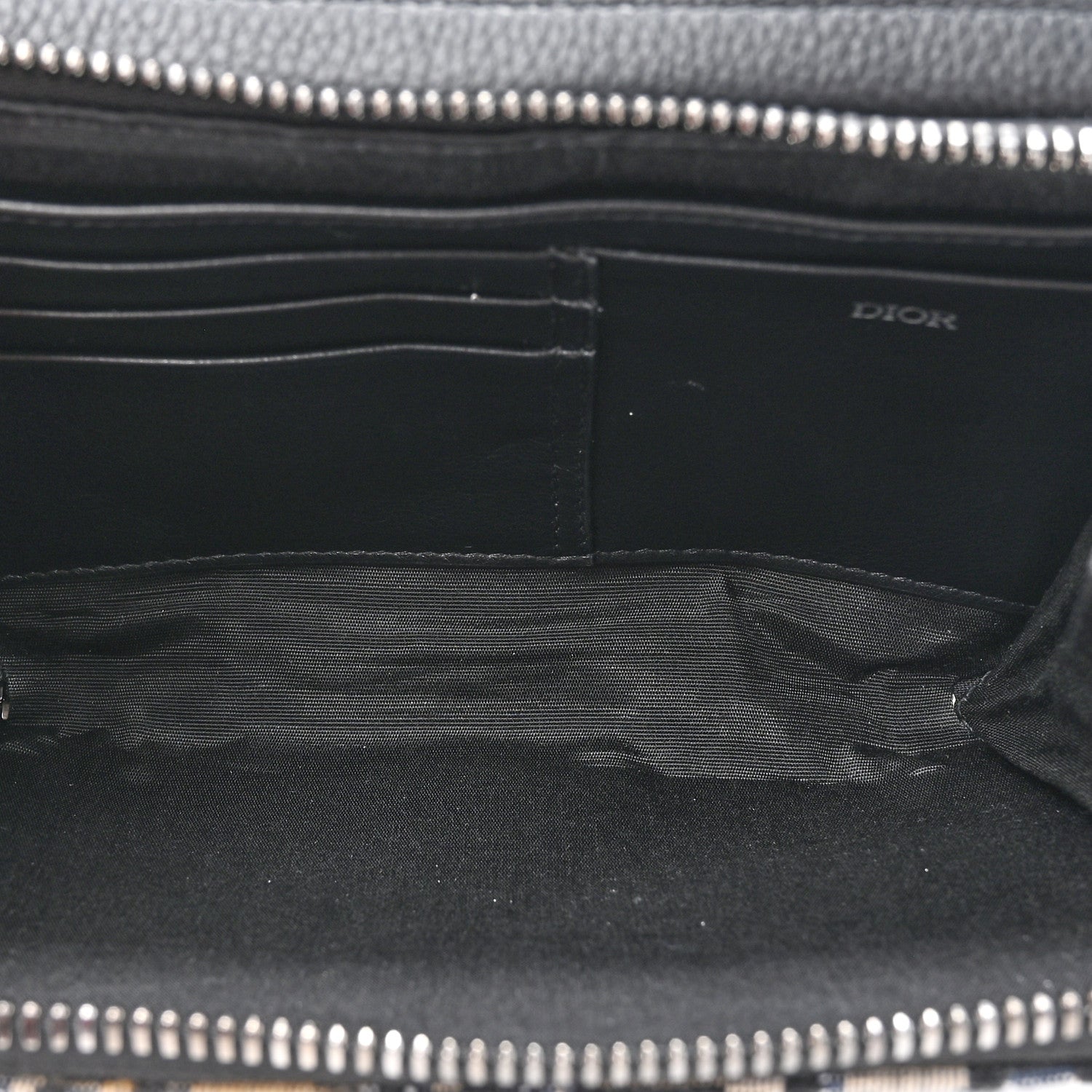 Christian Dior Oblique Pouch Navy Blue 5 of 11
