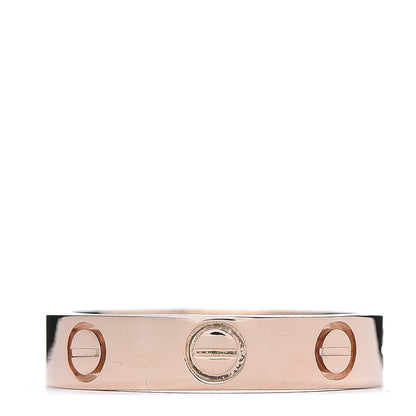 Cartier 18K Pink Gold 3.5mm LOVE Wedding Band Ring 50 5.25 1 of 3