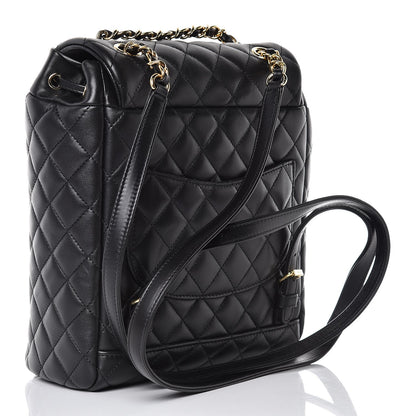 Chanel Lambskin Quilted Small Urban Spirit Backpack Black 3 of 8