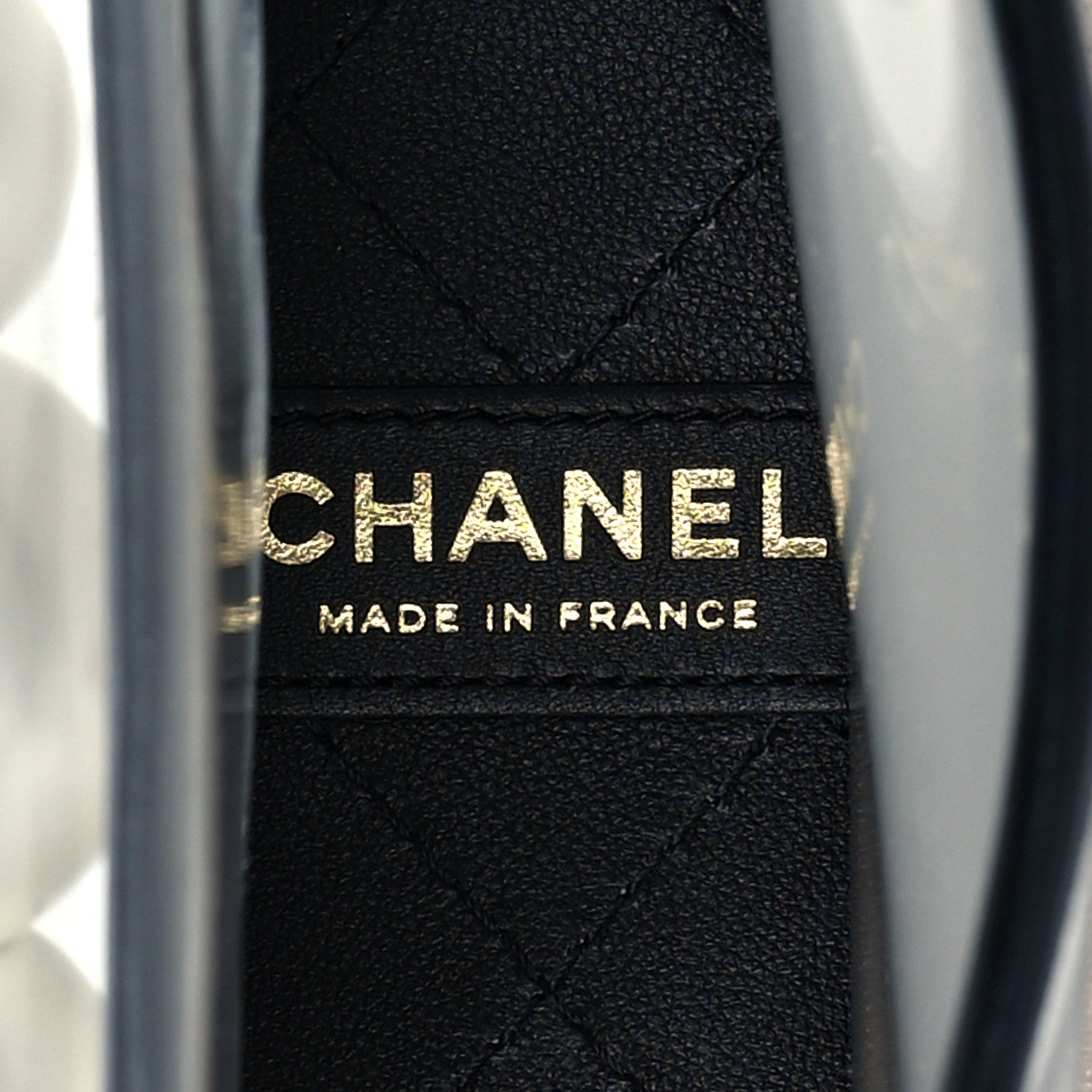 Chanel Lambskin PVC Sand By The Sea Flap With Pearl Strap Black 5 of 10