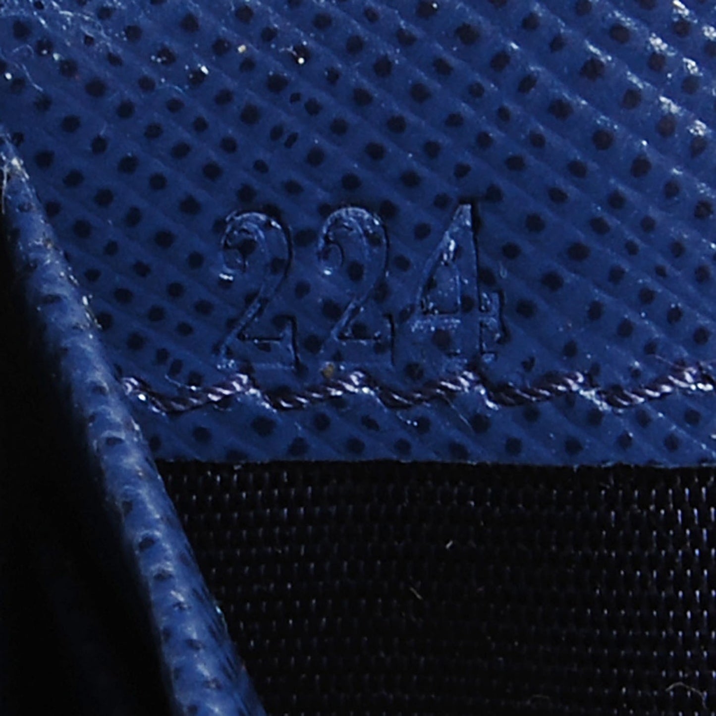 Saffiano Triangle Continental Flap Wallet Bleuette