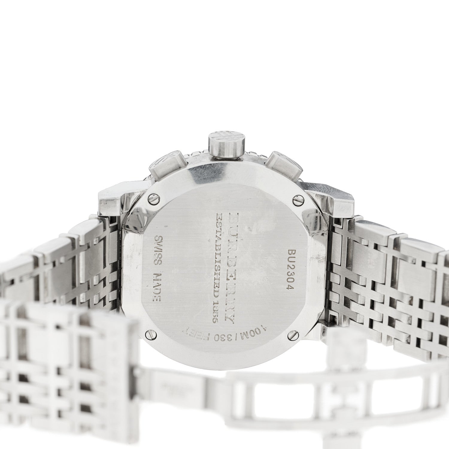 Burberry Stainless Steel 42mm Heritage Chronograph Quartz Watch