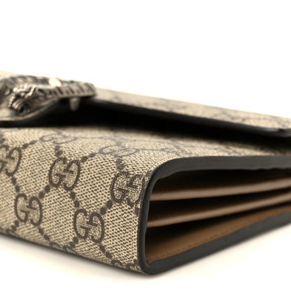 Gucci GG Supreme Monogram Mini Dionysus Chain Wallet Beige Taupe 10 of 10