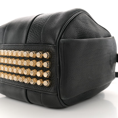 Alexander Wang Pebbled Lambskin Rockie Black Pale Gold Hardware 9 of 13