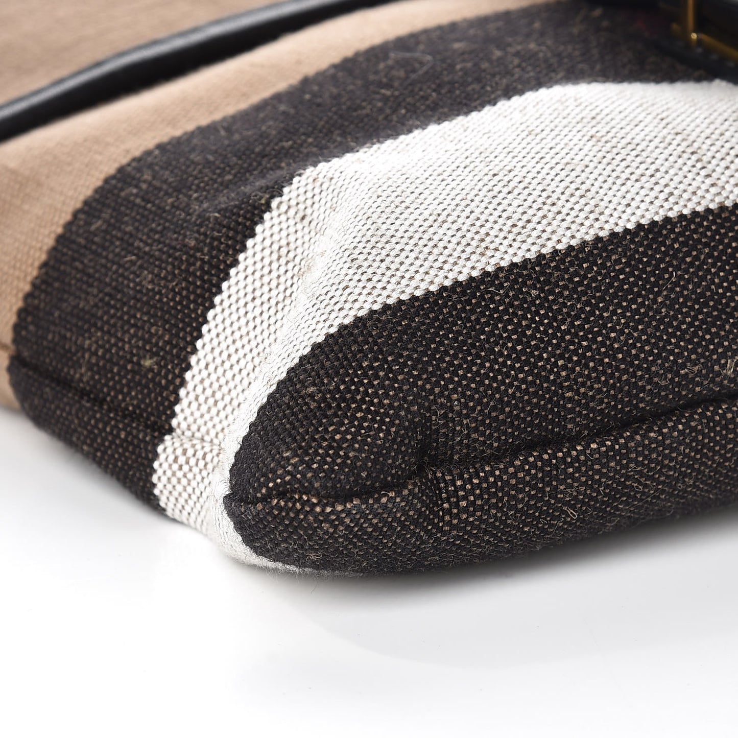 Canvas Mega Check Everson Crossbody Black