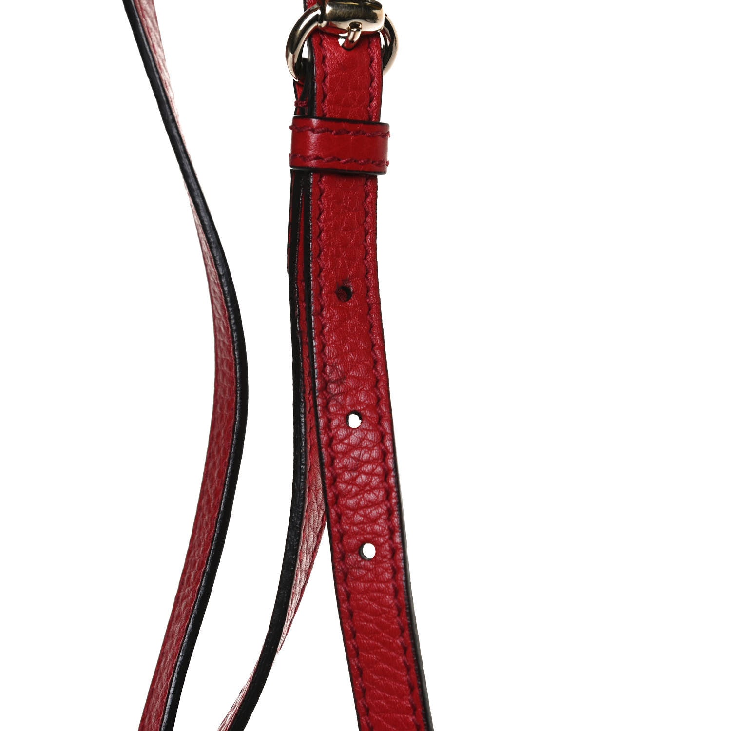 Gucci Pebbled Calfskin Small Soho Disco Bag Tabasco Red 14 of 14
