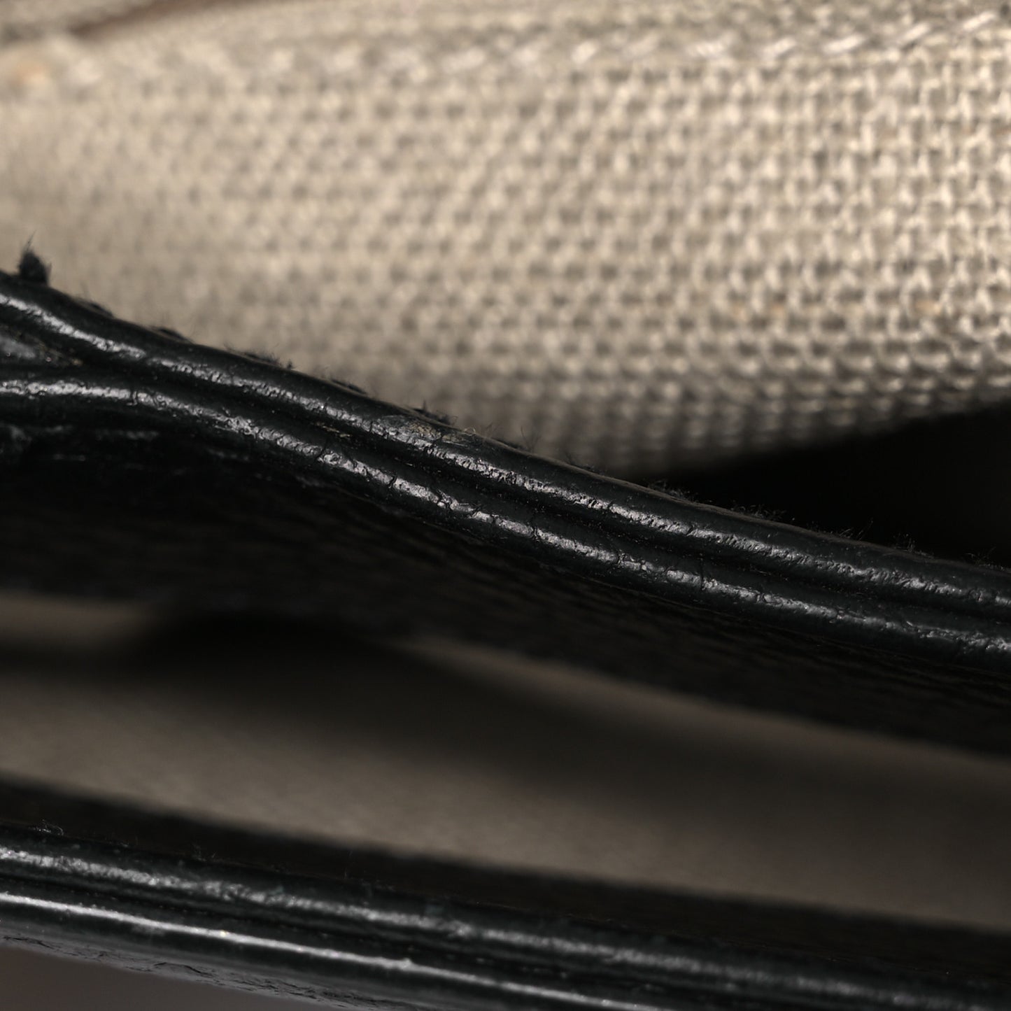 Dollar Calfskin Interlocking G Crossbody Bag Black