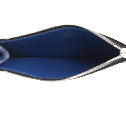 Louis Vuitton Monogram Taiga Coin Card Holder Cobalt 5 of 7