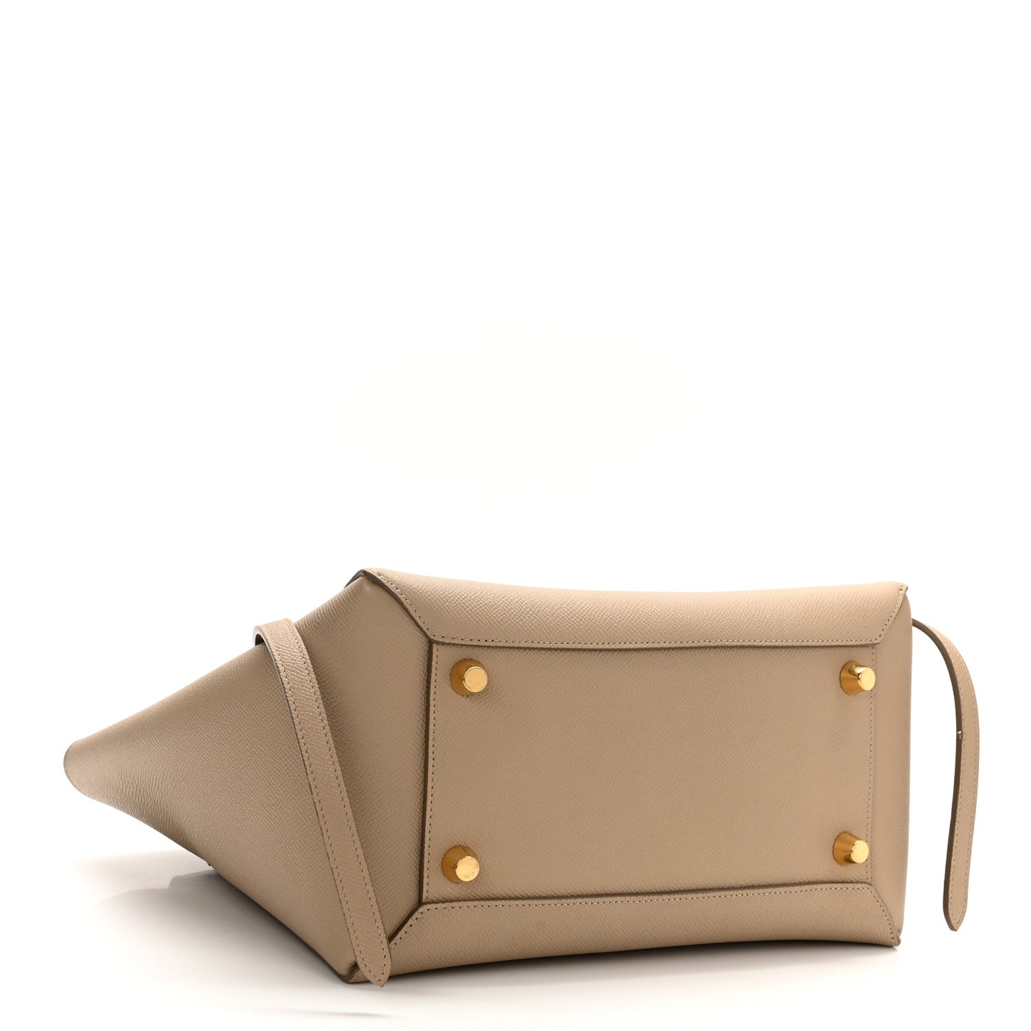 Grained Calfskin Mini Belt Bag Light Taupe