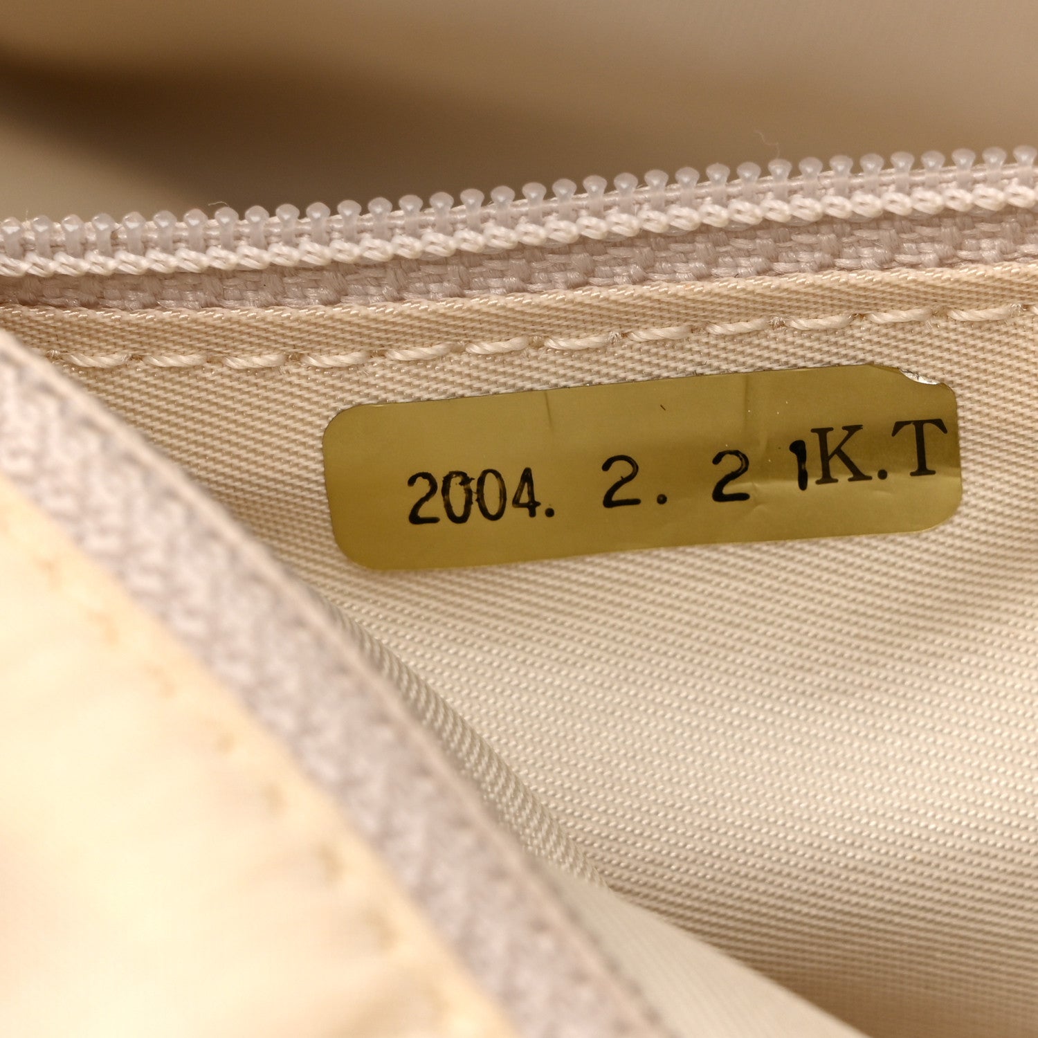 Chanel Nylon Travel Bowler Beige 8 of 17