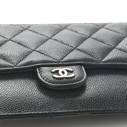 Chanel Caviar Quilted Classic Pouch With Handle Black 16 of 17