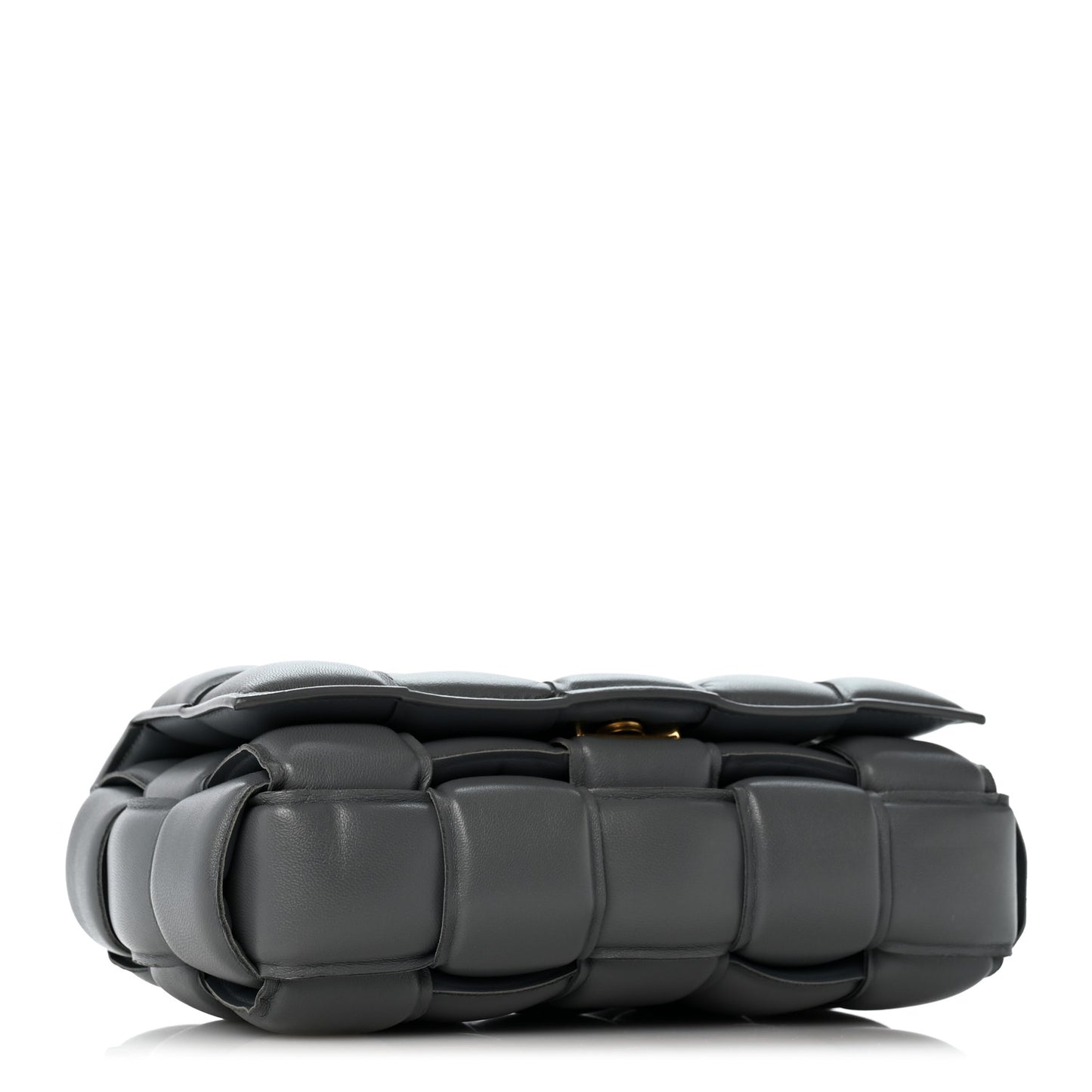 Nappa Maxi Intreccio Padded Cassette Crossbody Bag Thunder
