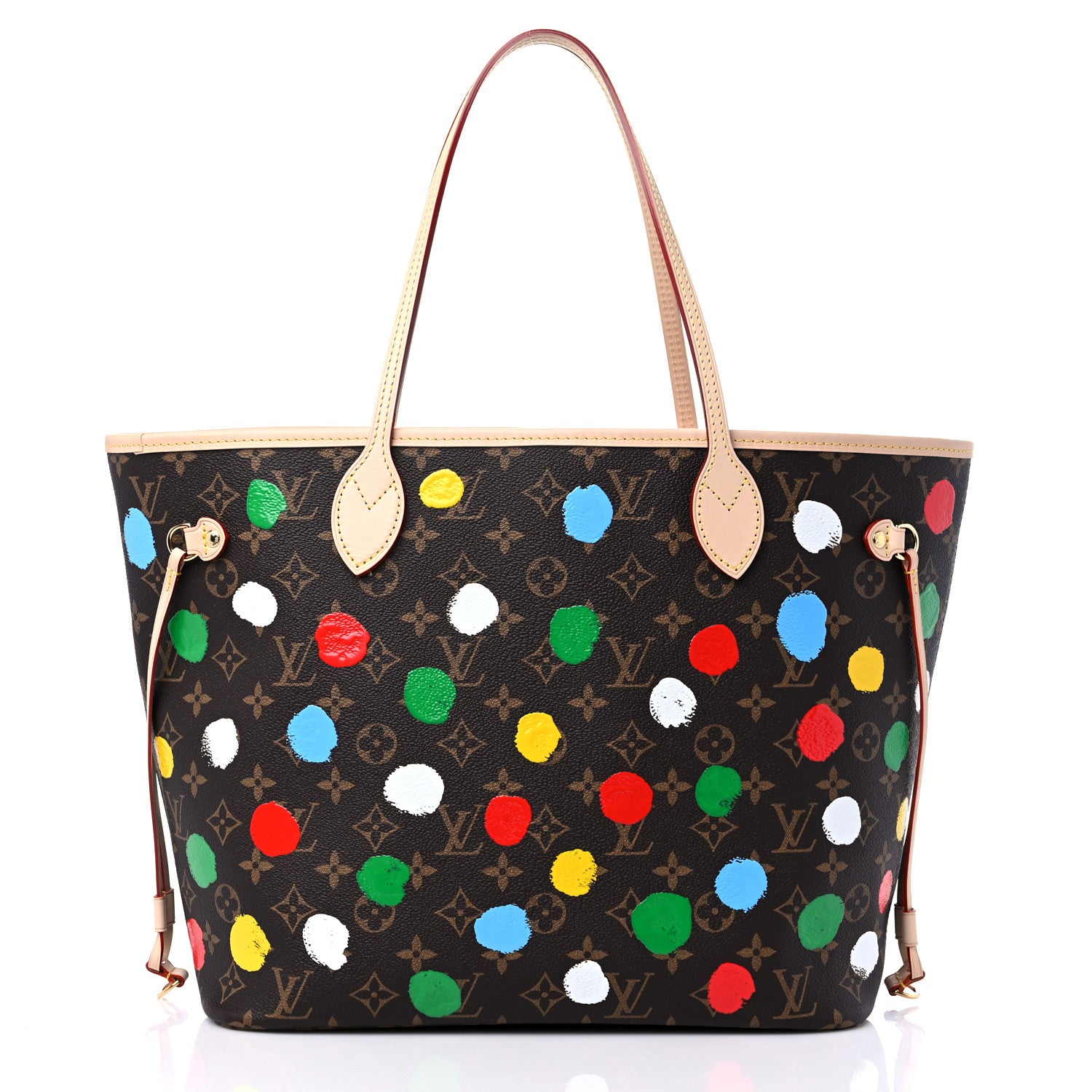 Louis Vuitton LV X YK Monogram Dots Neverfull MM 3 of 9