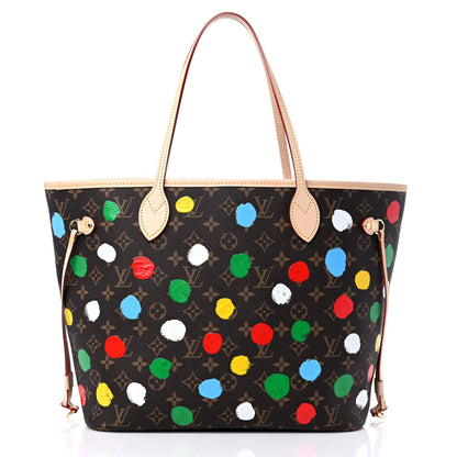 Louis Vuitton LV X YK Monogram Dots Neverfull MM 3 of 9