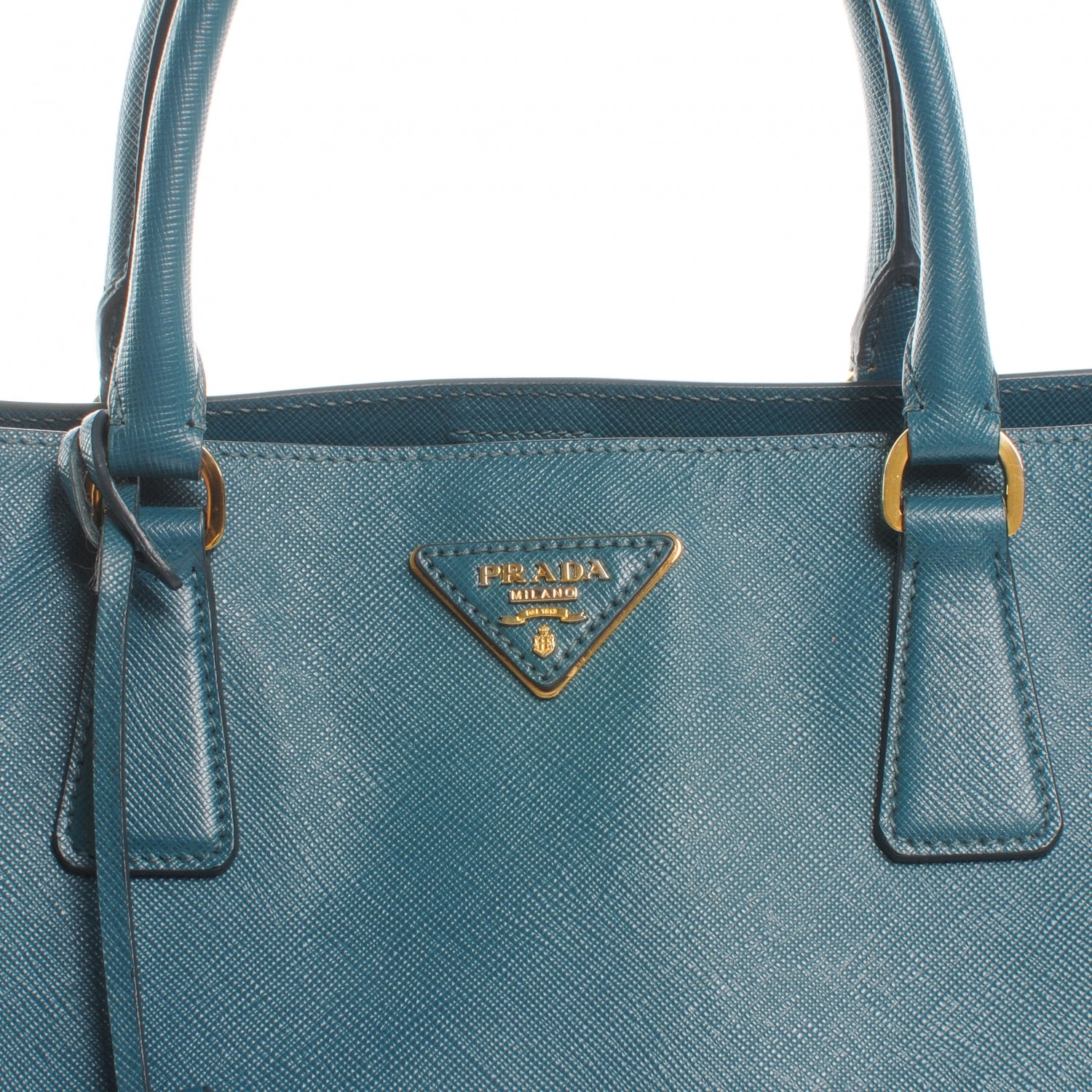 Prada Saffiano Lux Tote Ottanio 3 of 9
