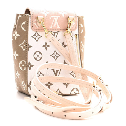 Louis Vuitton Empreinte Monogram Spring In The City Tiny Backpack Kaki Beige Cream 3 of 9