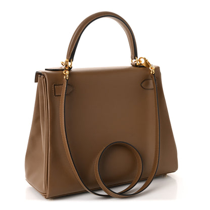Hermes Evercolor Kelly Retourne 28  Beige De Weimar 3 of 11