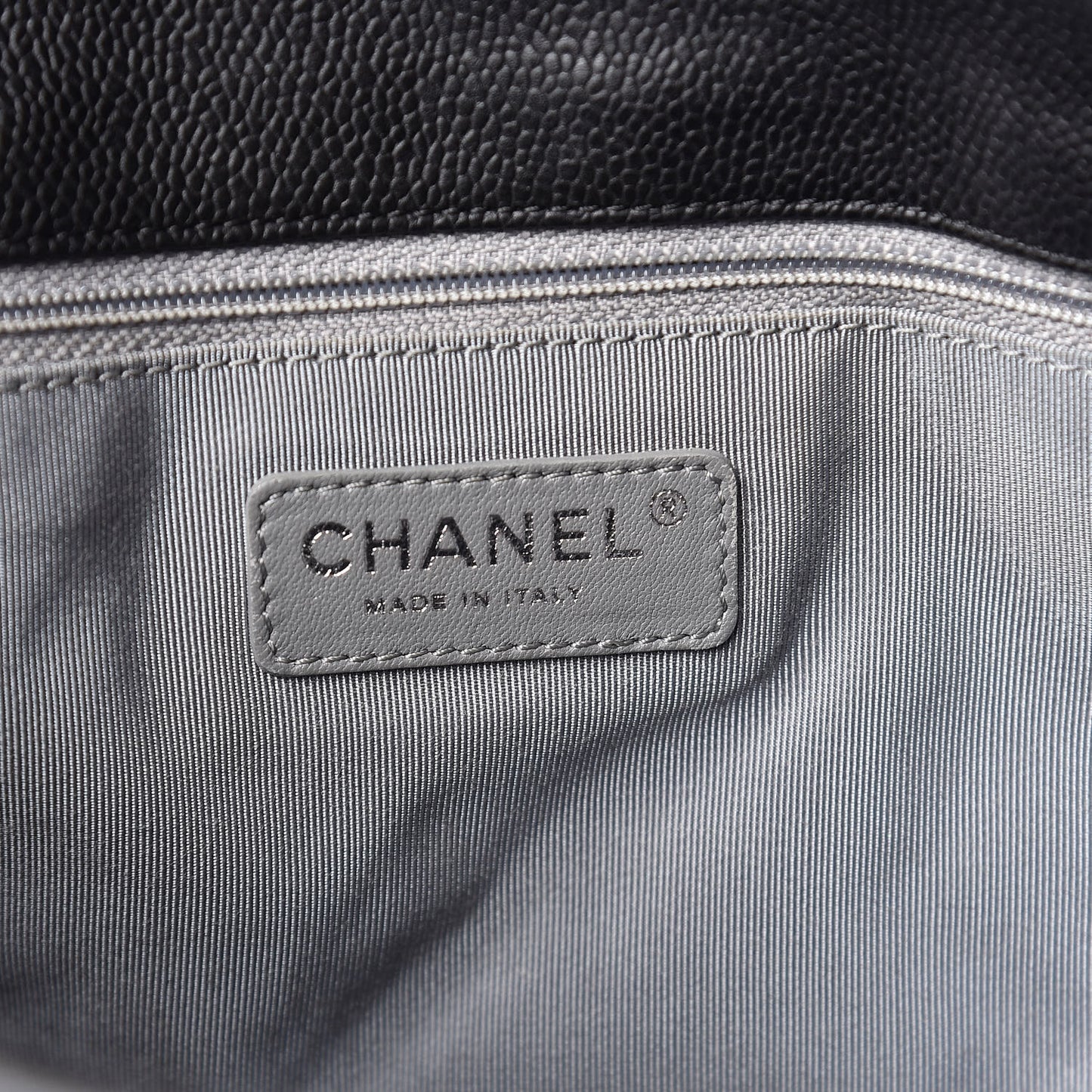 Caviar Quilted French Riviera Hobo Black