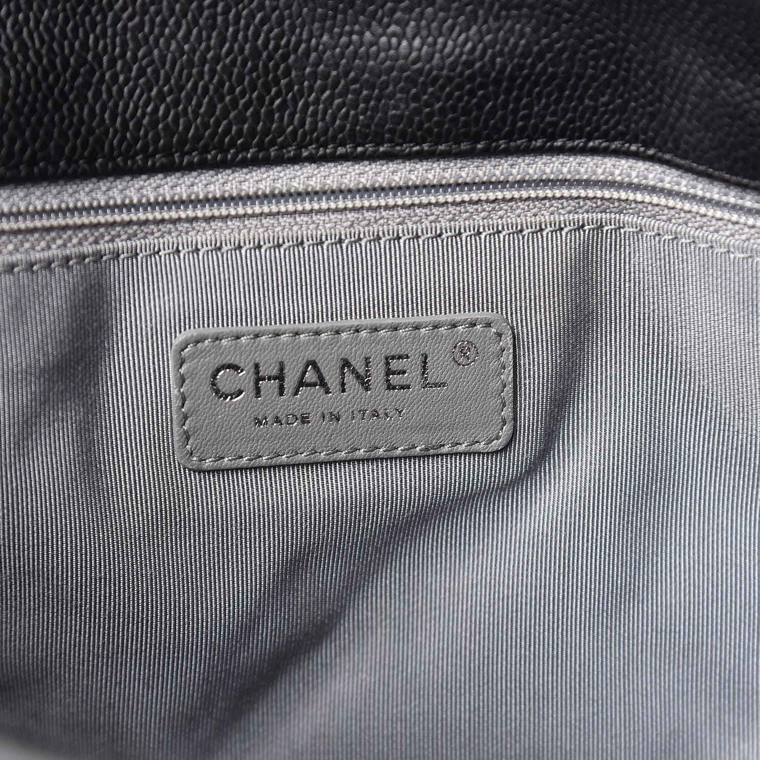 Chanel Caviar Quilted French Riviera Hobo Black 6 of 9